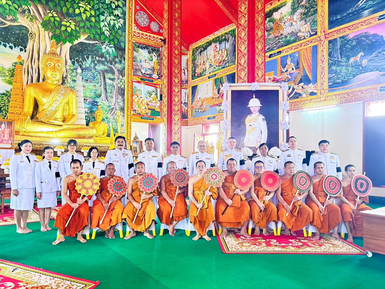 พช.หนองม่วงไข่ ร่วมพิธีบำเพ็ญกุศลและแสดงความอาลัย ในวาระครบ 100 วัน (สตมวาร) แห่งการสิ้นพระชนม์ ถวายเป็นพระกุศลแด่สมเด็จพระเจ้าลูกเธอ เจ้าฟ้าพัชรกิติยาภาฯ